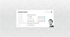 Desktop Screenshot of eugene-lazarev.ru